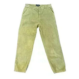 Men's cotton on loose baggy chunky corduroy pants size 32 y2k grunge khaki